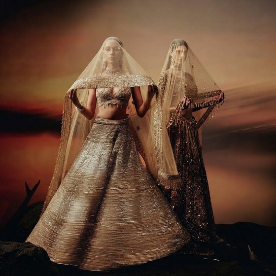 Bridal couture campaign
