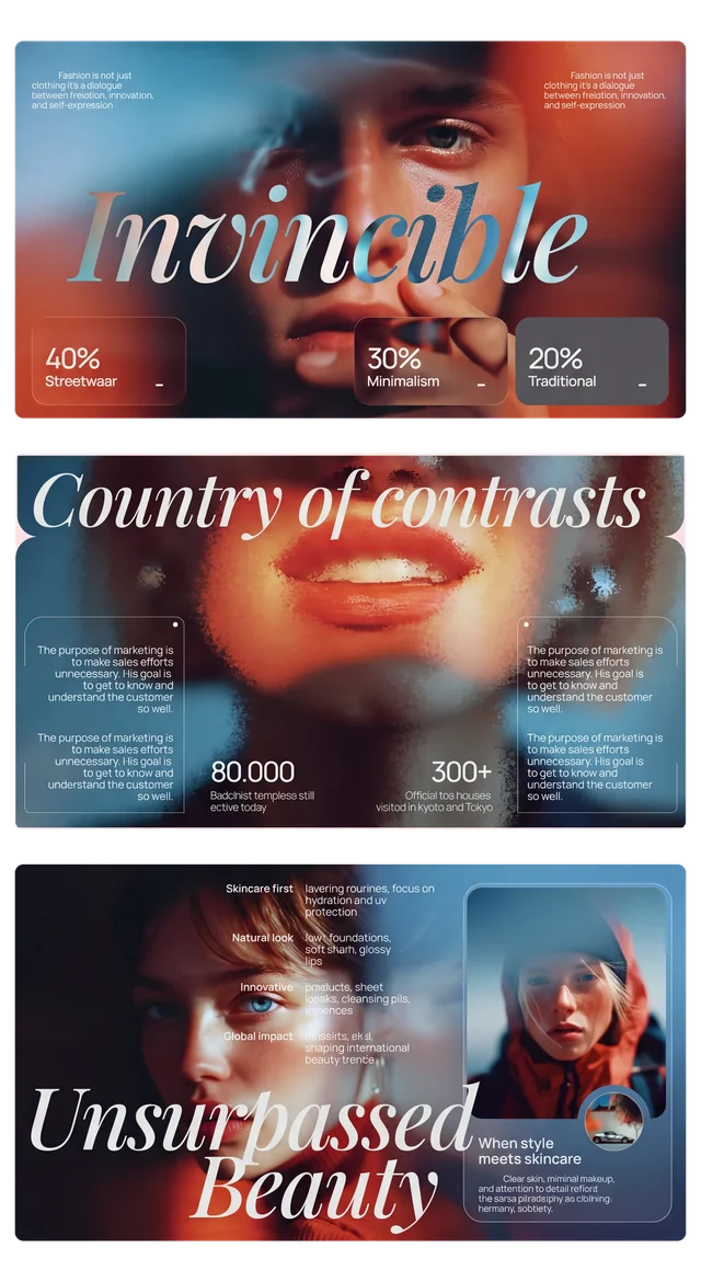 RawBuzz work — Invincible fashion campaign