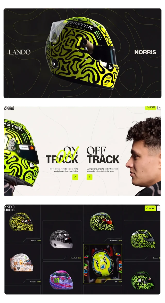 RawBuzz work — Lando Norris microsite